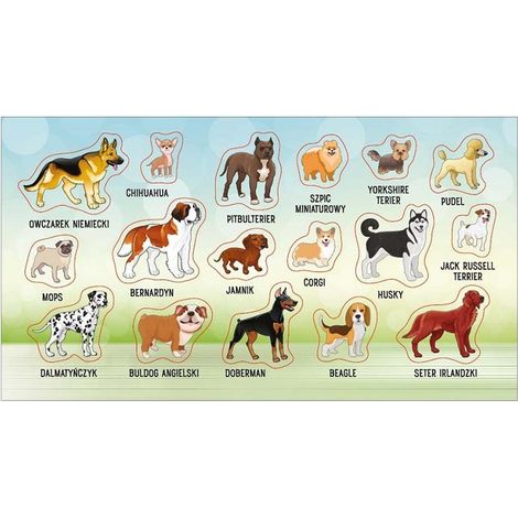 Autocollants de races de chiens