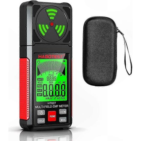 Détecteur EMF 3 en 1 pour rayonnement de champ électromagnétique, lecteur de signaux EF, MF, RF et WiFi pour usage domestique (1/5)