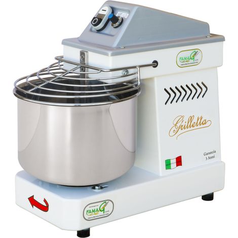 Impastatrice a spirale alte idratazioni 5kg famag im 5/230 hh 10 velocita grillettata monofase