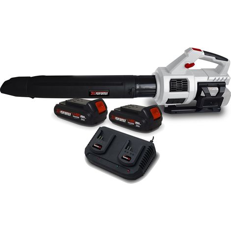 Souffleur Cyclonique sur Batterie X-Performer XPSE40LIBL-2B 40V - Air 198 KM/H - 2x BATTERIES XPBAT2A + Double Chargeur (1/4)