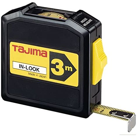 Tajima metro a nastro, 3 m/13 mm ergonomico con finestra, 1 pezzi, Taj 11824 (1/4)