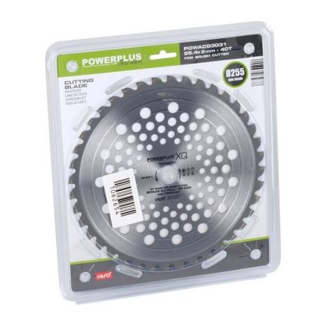 Powerplus Lame De Coupe POWACG3031 - Ø 255x25,4mmx2,1mm 40T Débroussailleuse