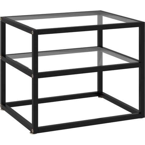 Table console,Table d'entrée Transparent 50x40x40 cm Verre trempé ASD47525 (1/5)