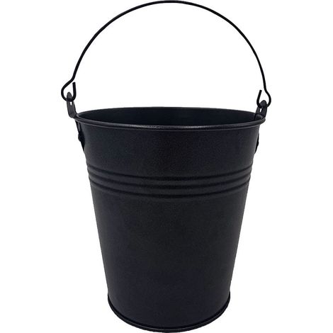 Seau À Graisse - Pour Barbecue Extérieur Et Fumoirs - En Fer - 15 X 14,3 X 10 Cm - Noir - 1 Pièce (1/5)