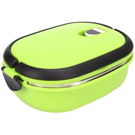 BUNTHAUS Lunch Box Isolation en acier inoxydable Thermo Thermique Lunch Box Récipient de nourriture pour pique-nique en plein air(One floor)