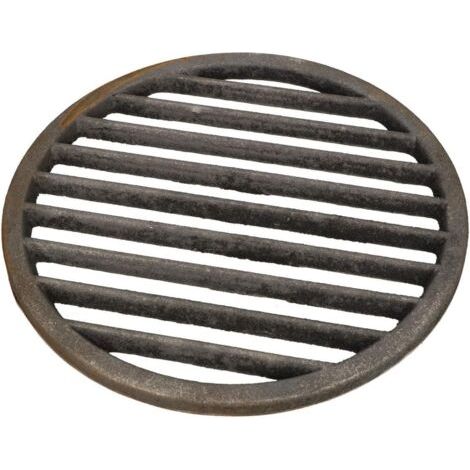 Grille de Cheminée en Fonte Ø 25 cm-NANOTEH (1/4)