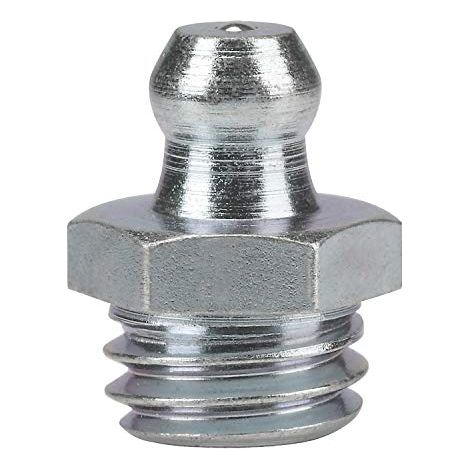 Schmiernippel H1, 6-kantig, gerade M8 x 1,25 Druckanschluss (1/3)
