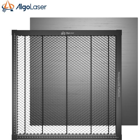 TONYSA Honeycomb Table de travail pour machine à graver laser 400 x 400 mm, Table de Lit Laser en Nid d'Abeille Avec plaque en aluminium Dissipation Rapide de la Chaleur , Pour AlgoLaser ALHP1.0