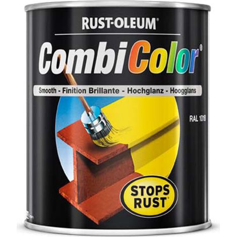 Rust-Oleum CombiColor peinture métal antirouille vert sapin RAL 6009 brillant 750 ml (1/2)