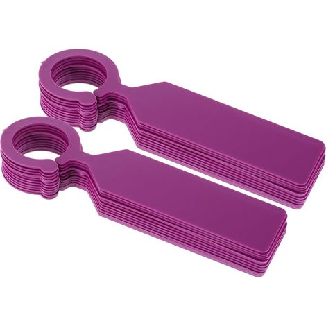 100 étiquettes en plastique pour plantes de jardin suspendues (1/5)