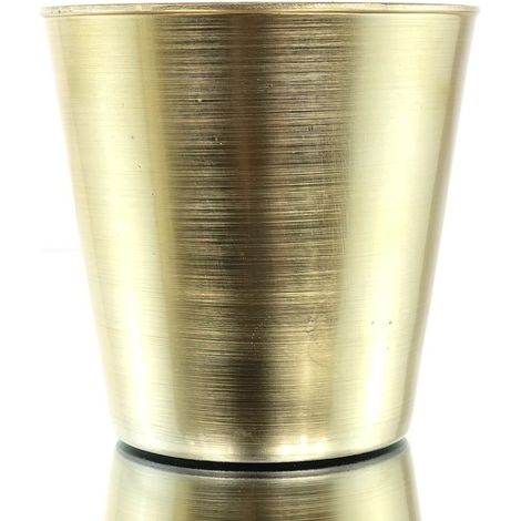 SCHEULEN Dekogefäß Topf Goldfarben konisch 11 cm - Kunststoff (1/2)
