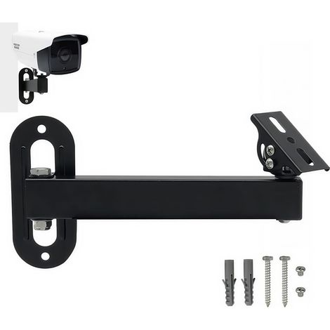 Um 180 Grad schwenkbare Projektor-Wandhalterung mit 8 Zoll langem Arm für CCTV-Kamera, Eckprojektor-Wandhalterung, Metallhalterung.
