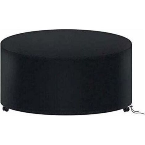Round garden table cover, 180 x 90 cm, waterproof, made of 210D Oxford fabric, for round outdoor tables