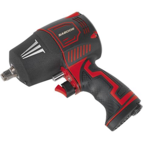 Sealey Premier Twin Hammer Composite Air Impact Wrench 1/2""Sq Drive SA6006
