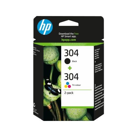 Cartucho de Tinta Original HP 3JB05AE Negro Multicolor (2 Unidades)