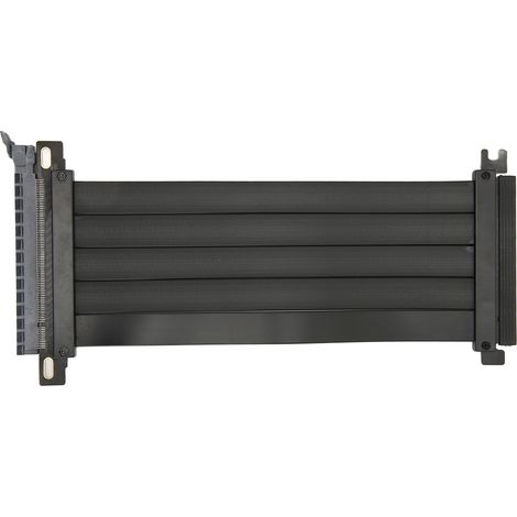 Rallonge PCIe 4.0 x16 coudée à 128 Gbit/s, anti-interférences, plug and play, pour carte graphique. (1/5)
