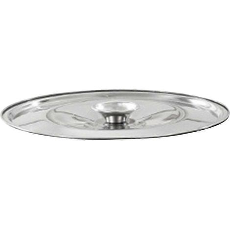 Couvercle de casserole en acier inoxydable, compatible avec une utilisation en cuisine, couleur argentée, léger et de 14 cm. (1/5)