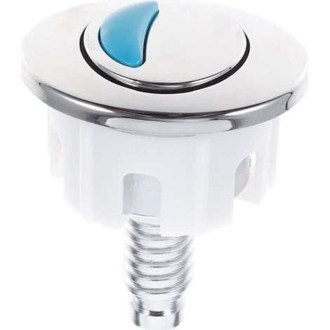 Lntyq Boutons de chasse d'eau de rechange à double bouton poussoir à tête ronde pour réservoir de toilettes, accessoires pour réparation de réservoir de toilettes de salle de bain (1/5)