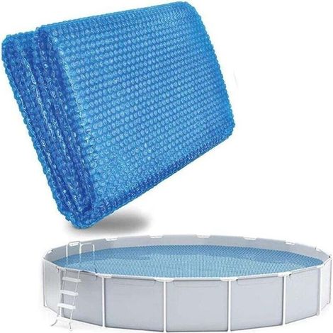 Bâche de piscine rectangulaire isolante 300 x 200 cm – Protection hivernale thermique haute densité (1/4)