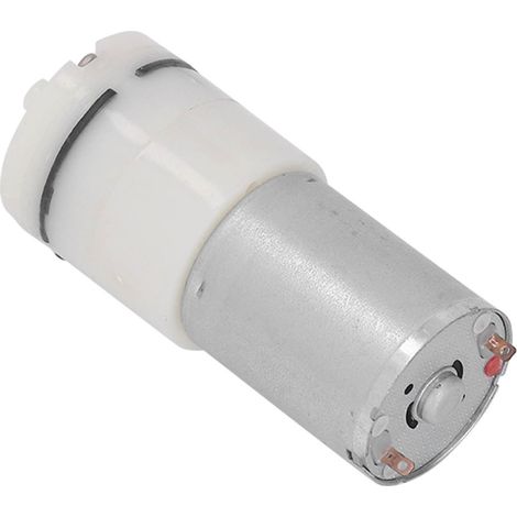 Pompe à air à membrane de gonflage, angle d'orifice de 0°, avec pressostat et interrupteur de trop-plein, alimentation 12 V CC (1/5)