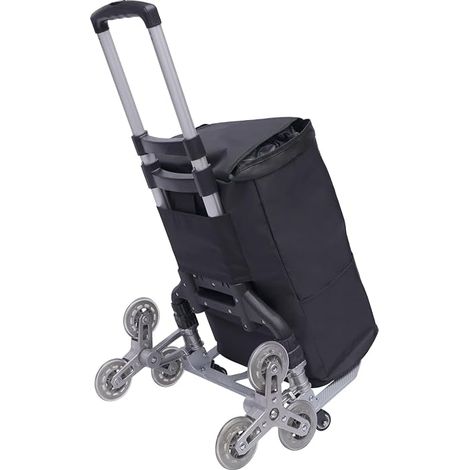Chariot de courses pliable - Chariot de courses pliable - Pour escaliers, grimpeurs et courses - En aluminium/diable (1/5)
