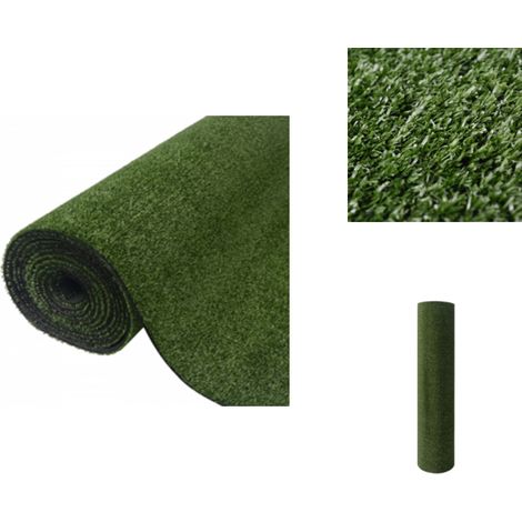 Gazon artificiel 7/9 mm 1x25 m Vert - Gazon Artificiel - Herbe Synthétique - Gazon Faux - Décoration Extérieur - Jardin (1/3)
