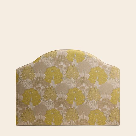 Tête de lit tapissée en Tapissée en jacquard motif Forêt CEPHEE