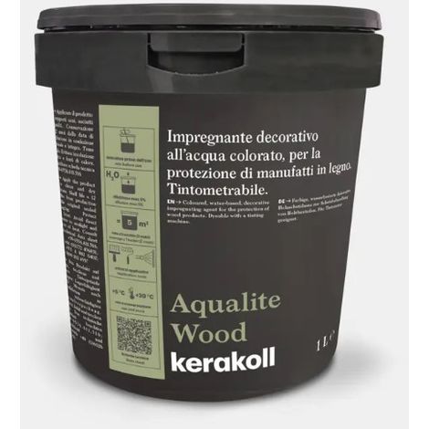 Impregnante decorativo all’acqua neutro aqualite wood 2,5l per legno