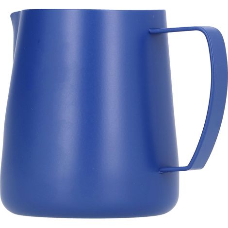 Pichet à café en acier inoxydable avec mousseur à lait et bec verseur anti-goutte pour la cuisine (400 ml) (1/5)