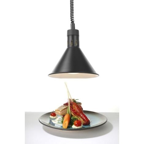 Hendi 273845 - Suspension conique, noire, diamètre 275 mm, 250 W (1/3)
