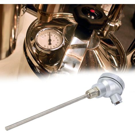 RTD-Temperatursensor PT100 mit Sonde, 1/2"-NPT-Gewindeanschluss und 200 mm Sondenlänge (1/5)