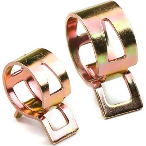 Collier ressort 50 pièces 6-22mm zingué, pour durites et eau (1/5)