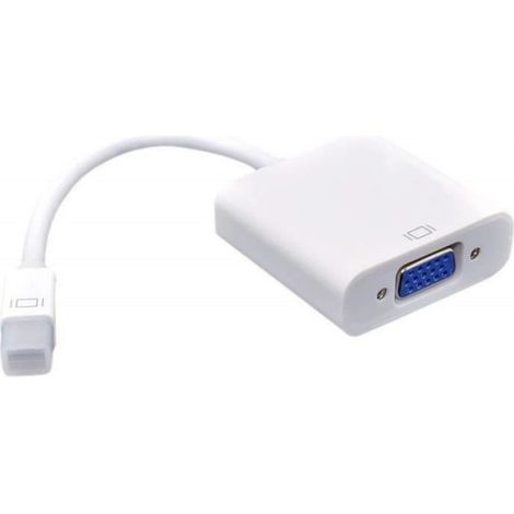Adaptateur Displayport Vers VGA - Mini Displayport Mâle Vers VGA Femelle - Pour Mac MacBook Pro Air iMac - Résolution 1920x1200 - 1 Pièce (1/4)