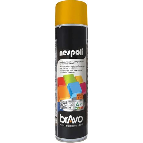 NESPOLI Aérosol de peinture - Jaune signal - 600 ml (1/2)