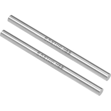 Rond Acier Tige 6.5mm HSS Outil de Tournage Barre 100mm Long pour Arbre Engranage Perceuse Tour Aléseuse Tournant Miniature Essieu Cylindrique épingle 2pcs (1/4)