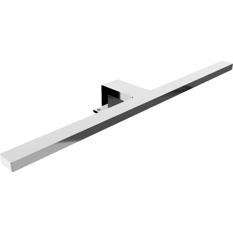 Applique led 30cm universale in abs cromato per specchi filolucido e con cornice Aura (1/3)