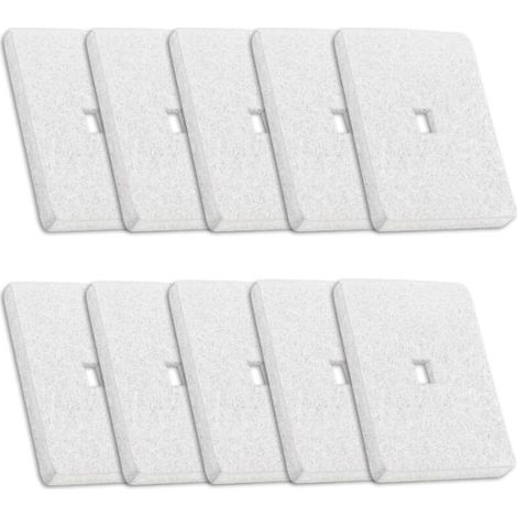 Lot de 10 filtres à air pour bassin compatibles avec les filtres Hiblow HP 60 et HP 80 (1/4)