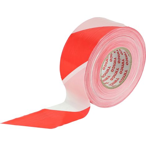 TIMCO Barrier Tape Red & White - 500m x 70mm