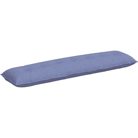 Coussin de Dos Bleu denim 200 x 19 x 50 cm tissu (1/5)