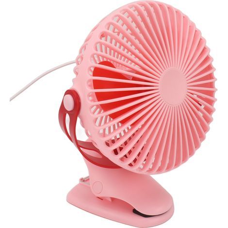 Tragbarer 10-W-Solarventilator aus monokristallinem Silizium, bürstenlos, mit zwei Rotationsrichtungen und Solarstromversorgung, ideal für Camping, Reisen und Haustiere. Farbe: Rosa. (1/5)