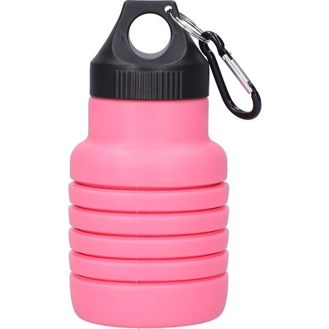500-ml-Falt-Silikon-Wasserflasche mit Kunststoffverschluss für unterwegs (1/5)