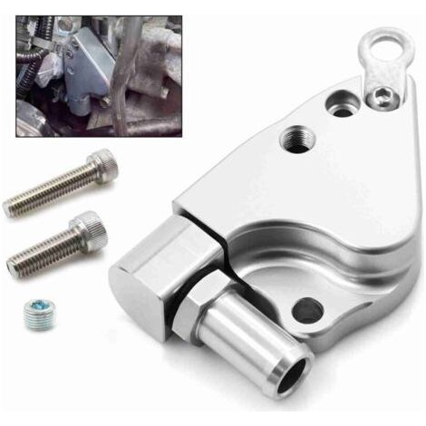 QORVA- Plaque d'adaptateur de liquide de refroidissement de collecteur d'admission en alliage d'aluminium, Installation facile, remplacement pour K20 K24