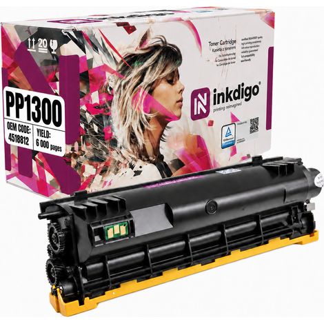 Toner Inkdigo 17105672 compatibile con Konica Minolta PagePro 1300 1350EN, certificato TÜV. (1/5)