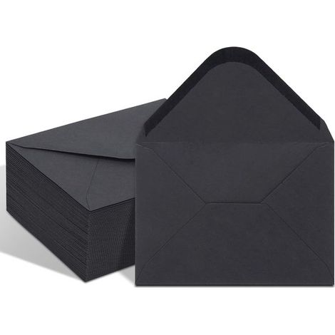 Buste di cartone vintage (100 pezzi) Semplici buste vintage per biglietti d'auguri, cartoline e inviti 12,5 x 17,5 cm Sc (1/5)