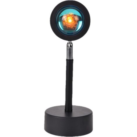 Sonnenuntergangslampe, Sonnenuntergangslampe mit USB, Oberseite um 180° verstellbar, Selfie/Fotografie/Party (1/5)