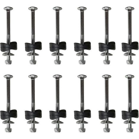 Entretoises pour trampoline avec vis - Lot de 12 - Accessoires de rechange pour la fixation des trampolines (1/5)