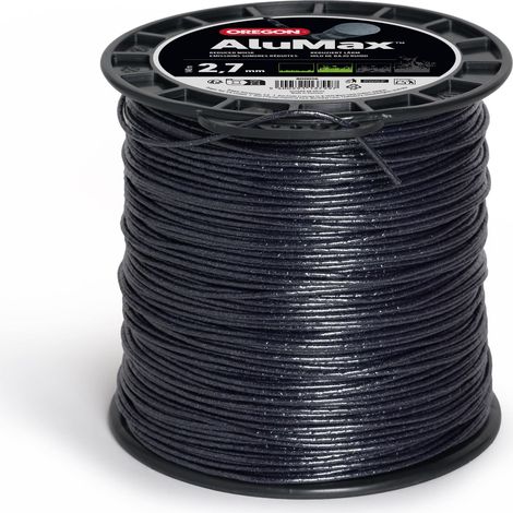 Freischneiderfaden Rund Verdreht Nylium Silencio Schwarz ø2.7mm/140m Oregon 800016