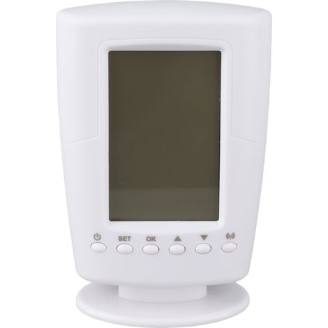Thermostat intelligent programmable sans fil avec prise secteur, programme de chauffage et de refroidissement, régulateur de température – AC220V-240V 16A, prise UE (1/5)