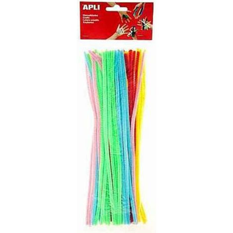 Bl. 50 Fili Ciniglia Colori Fluo Assortiti 13270 X1