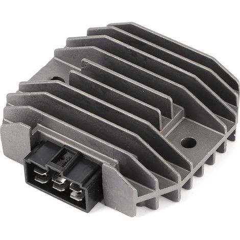 Redresseur 6 broches en alliage d'aluminium Régulateur adapté pour Kawasaki ZZR600 ZX600D 1990-1992 (1/5)